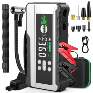 Car Jump Starter Power Bank Portable Air Compressor