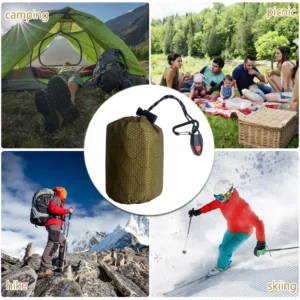 Bivy Sack Survival Blanket Bags for Camping Hiking Outdoor