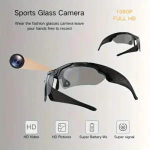 Wearable HD 1080P Camera Outdoor Cycling Glasses