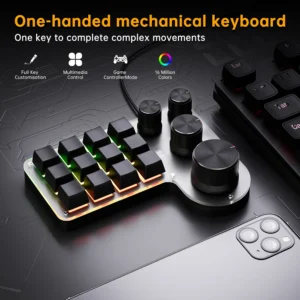 12 Keys 4 Knobs Mechanical Gaming Keyboard