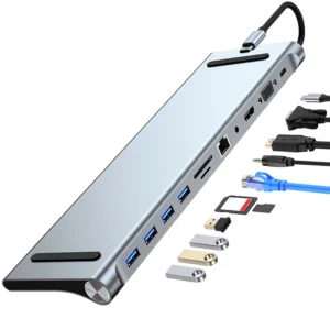 11 in 1 USB C Docking Station with 4K HDMI